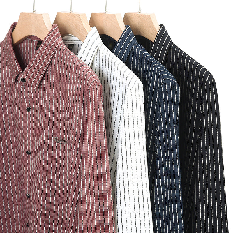 💥Limited-time offer-Men's Classic Wrinkle-Free Striped Shirt