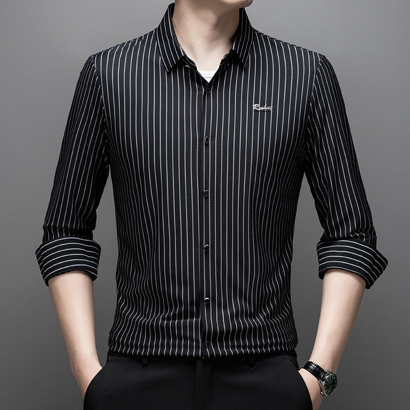 💥Limited-time offer-Men's Classic Wrinkle-Free Striped Shirt