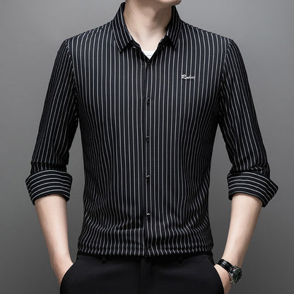 💥Limited-time offer-Men's Classic Wrinkle-Free Striped Shirt