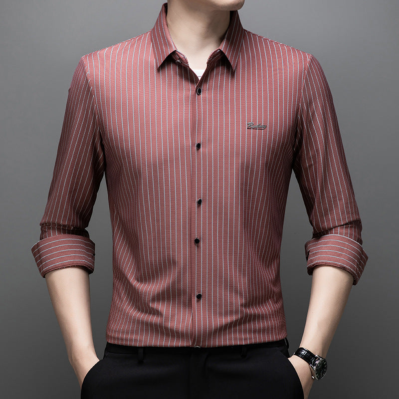 💥Limited-time offer-Men's Classic Wrinkle-Free Striped Shirt