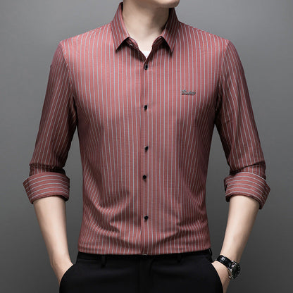 💥Limited-time offer-Men's Classic Wrinkle-Free Striped Shirt