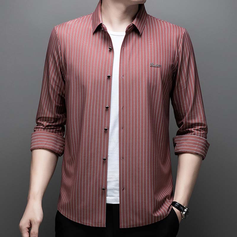 💥Limited-time offer-Men's Classic Wrinkle-Free Striped Shirt