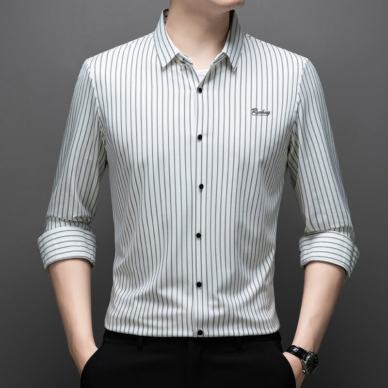 💥Limited-time offer-Men's Classic Wrinkle-Free Striped Shirt