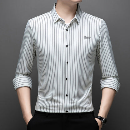 💥Limited-time offer-Men's Classic Wrinkle-Free Striped Shirt