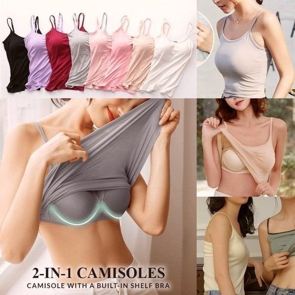 🔥Summer Sale - Tank With Built-In Bra