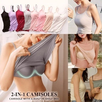 🔥Summer Sale - Tank With Built-In Bra