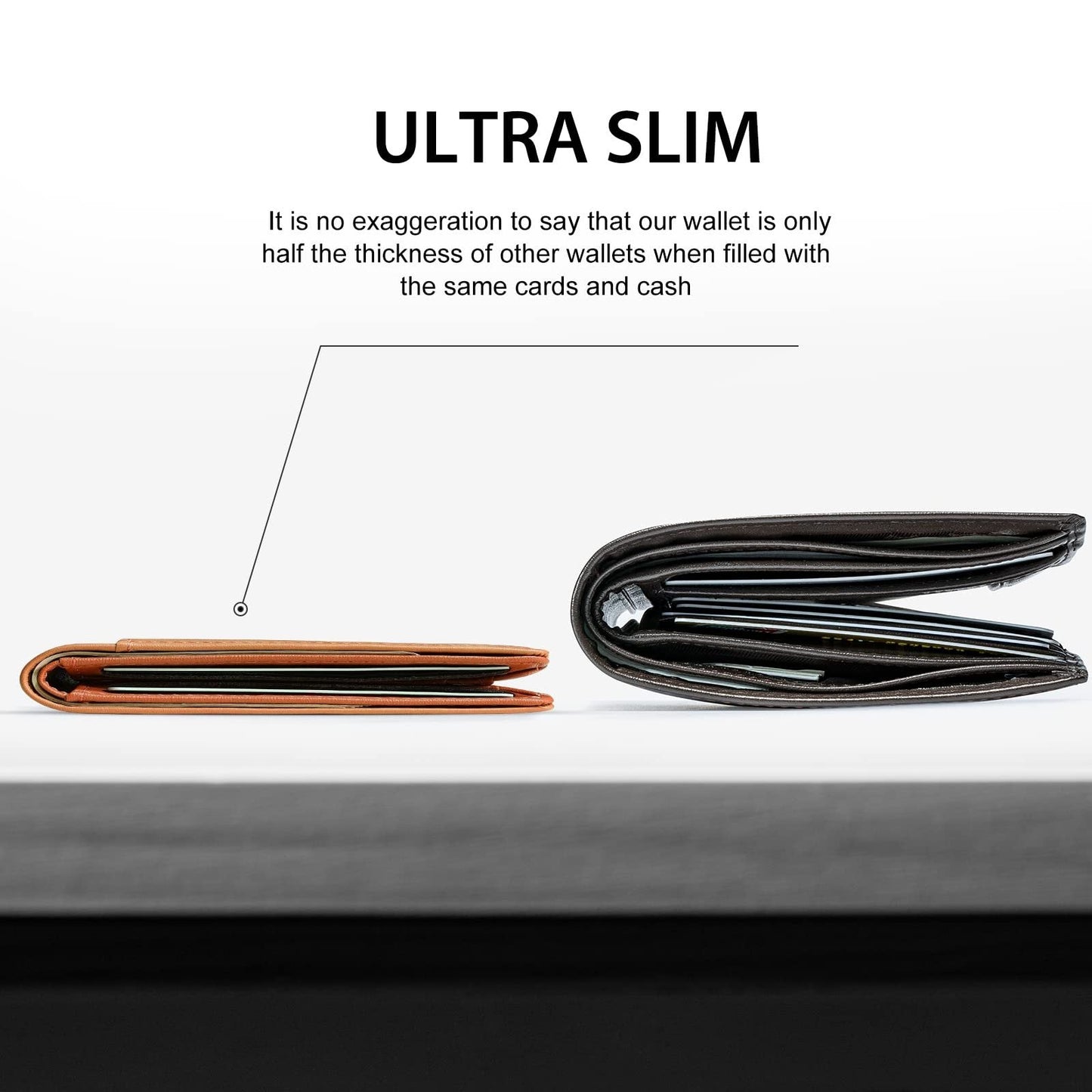 🔥Limited-Time Discount!!🔥RFID-Blocking Leather and Carbon Fiber Credit Card Holder