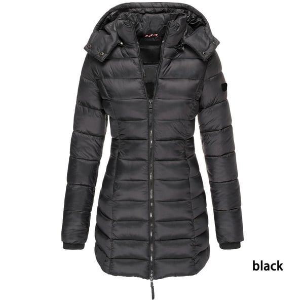 Winter women's mid-length padded jacket warm  hooded jacket【FREE SHIPPING】