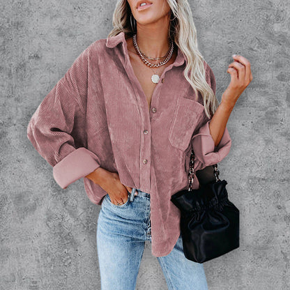 Women's Autumn Casual Long Sleeve Button Down Shirt