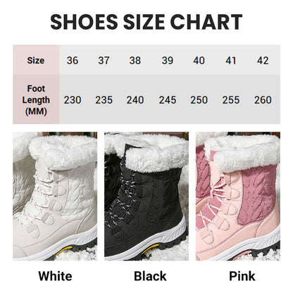 Women’s Trendy Outdoor Waterproof Non-Slip Snow Boots