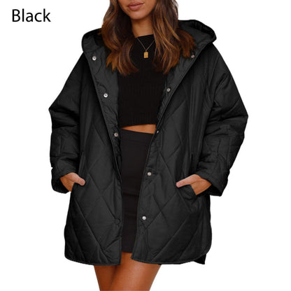 🌸Autumn sale🌸Limited time 40% DISCOUNT💕Women's Winter Trendy Lightweight Hooded Quilted Jacket