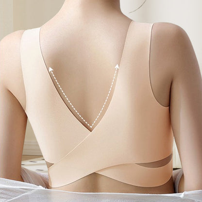 Women's Vest Bra with Side Buckle Closure