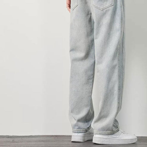 ⏳Time-Limited Special⏰Men's Loose Fit Straight Jeans – Lightweight, Breathable & Versatile – Cool Summer Comfort 🏃‍♂️