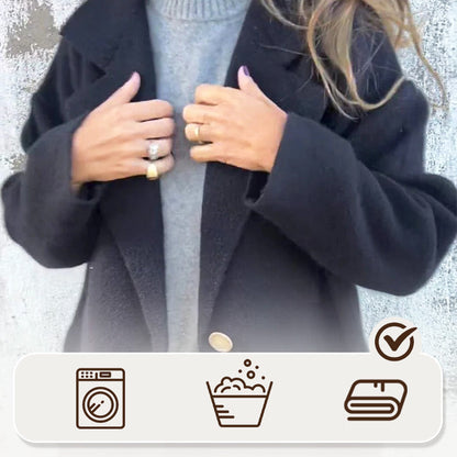 ❄️Winter Specials❄️Women's Long-sleeve Tweed Lapel Coat