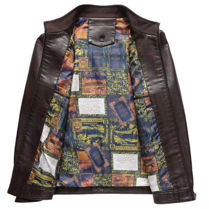 ❄️Winter Specials❄️ Men’s Warm Plush Lining Leather Jacket