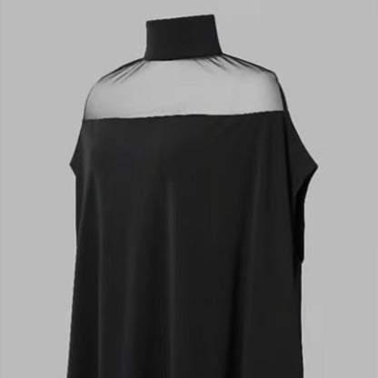 Women's Casual High-neck Batwing Blouse