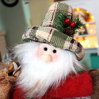 Christmas Doll Curtain Tiebacks