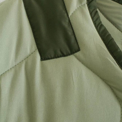 ✨Get 50% off💖Thick Diamond Pattern Curved Hem Jacket