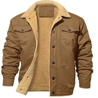 🎁New Year Sale 40% OFF⏳Men's Retro Western Winter Fleece Jacket