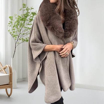 💖Limited Sale 50% OFF💖 Women's Faux Fur Collar Puffer Coat