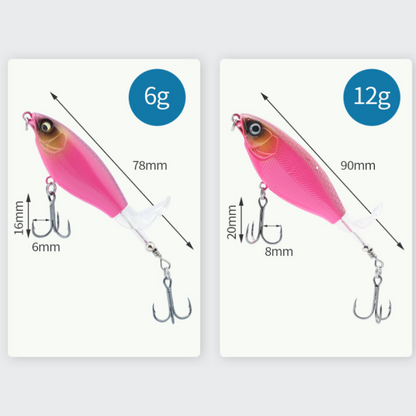 🎣🎉Last Sale 50% OFF🐠6.5g/12g propeller surface lure bionic fish hook🎣