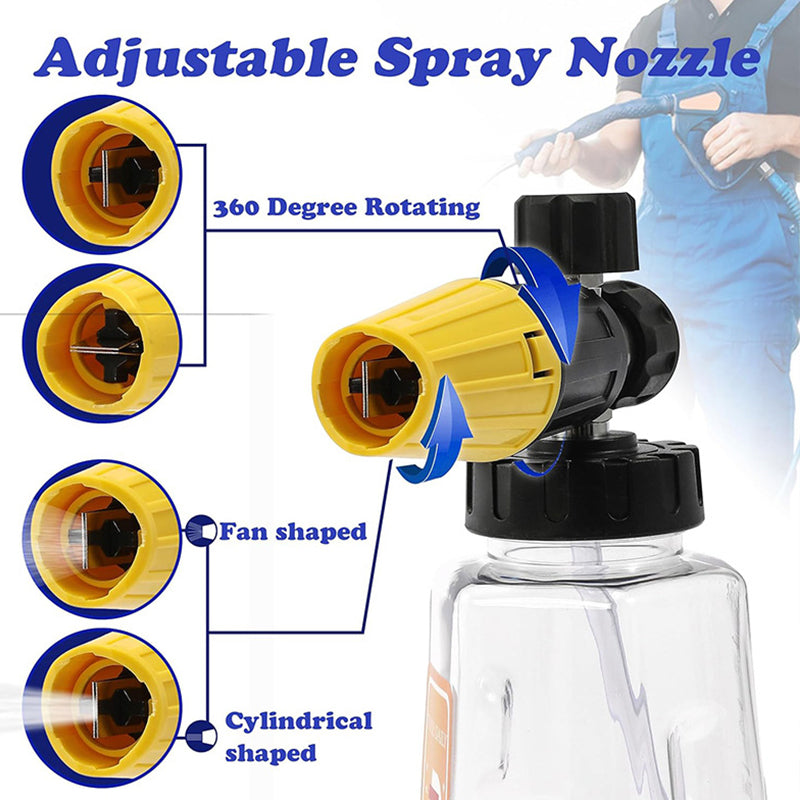 📢📢60 % OFF !!✨Dual-Head Foam Sprayer for Car Washing