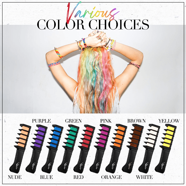 🎅Christmas Pre-sale-50% OFF✨Temporary Hair Dye Chalk Comb- Cruelty Free