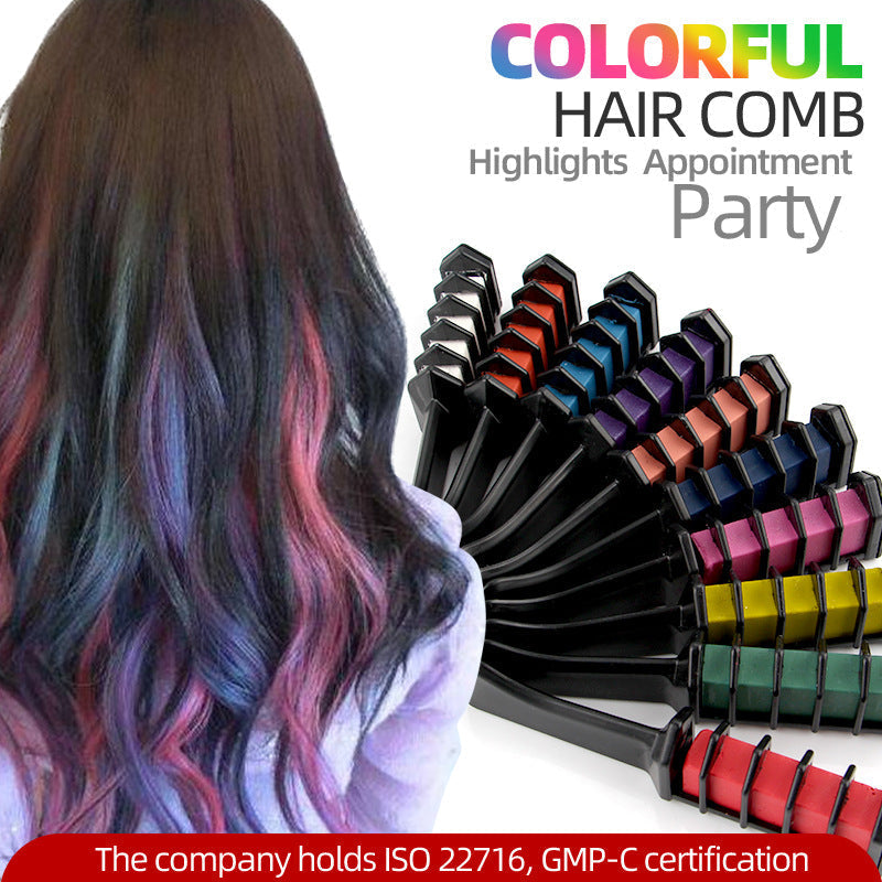 🎅Christmas Pre-sale-50% OFF✨Temporary Hair Dye Chalk Comb- Cruelty Free