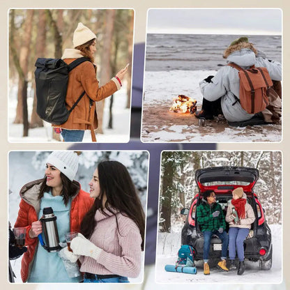 Women's Windproof Warm Hat With Face Mask