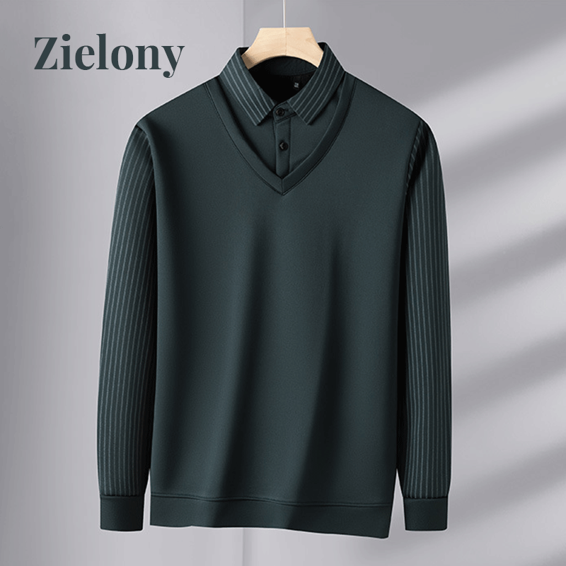 🎅Christmas Sale - 49% OFF🎅 Men's Warm Faux Two-Piece Shirt