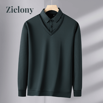 🎅Christmas Sale - 49% OFF🎅 Men's Warm Faux Two-Piece Shirt