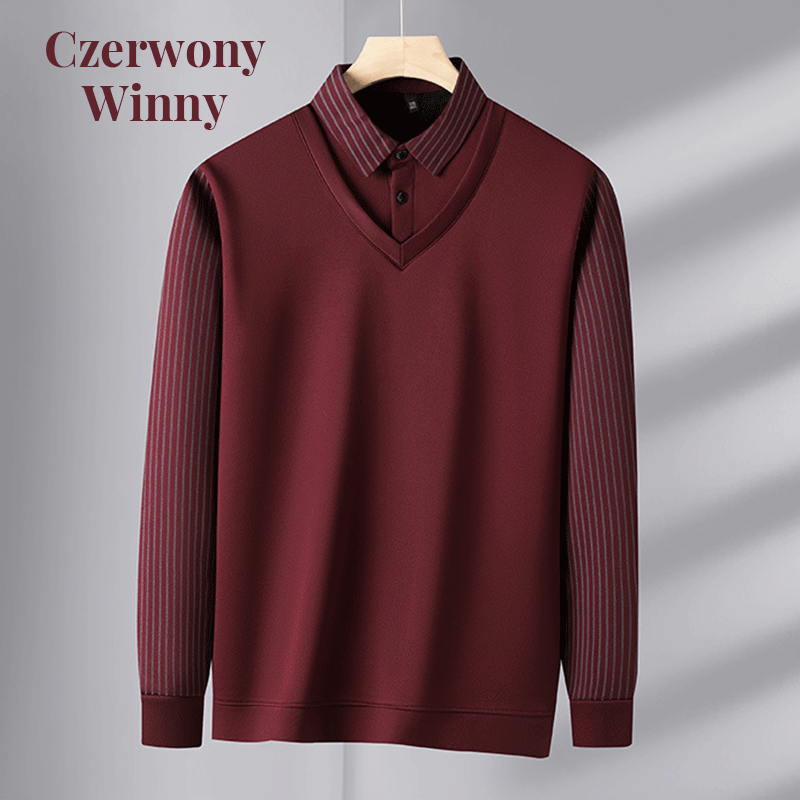 🎅Christmas Sale - 49% OFF🎅 Men's Warm Faux Two-Piece Shirt