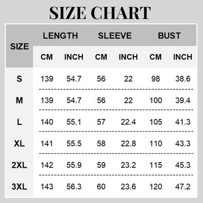 Women's Elegant Long Sleeve Ruffle Trim Maxi Dress