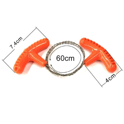 Portable Steel Wire Saw for Outdoor Survival