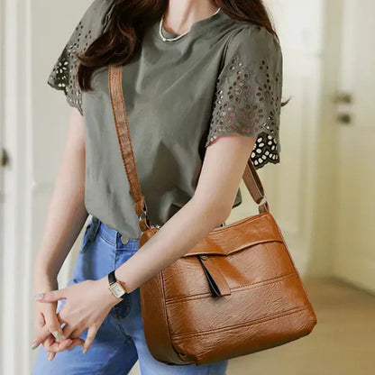 🎉New Hot Sales - 58% OFF🔥Retro Large-Capacity Multilayer Shoulder Bag