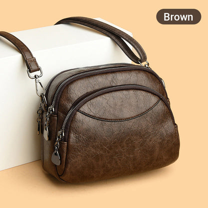 Women's Stylish Single-Shoulder Crossbody Round Bag