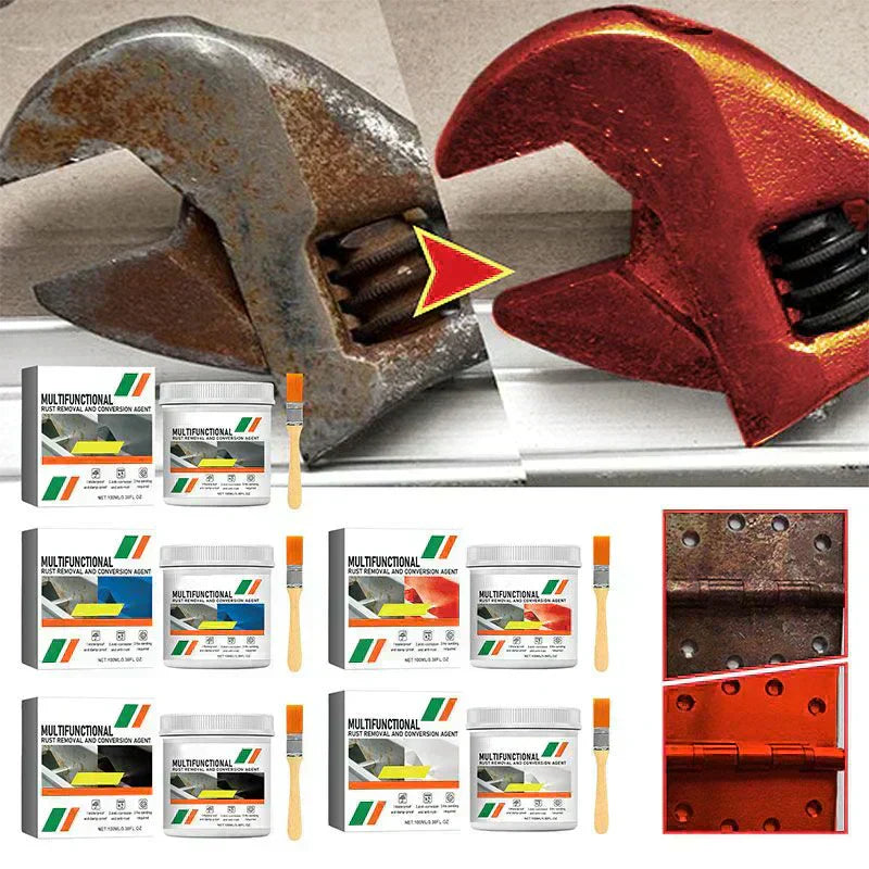 💎 50% OFF! 💎 Multifunctional Metal Rust Remover & Converter – Removes Rust, Seals Metal & Prepares for Paint 🛠️🛡️