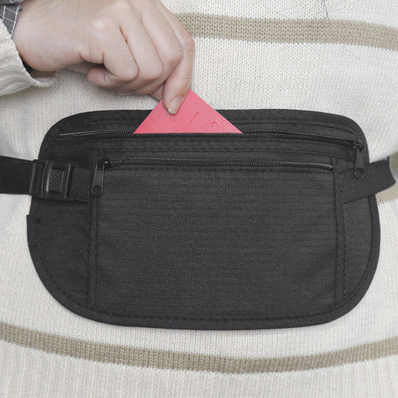 🔥Limited-time offer-Anti-Theft Travel Money Belt with RFID Blocking