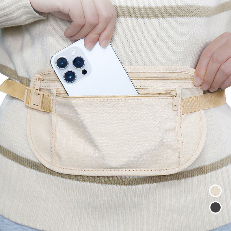 🔥Limited-time offer-Anti-Theft Travel Money Belt with RFID Blocking