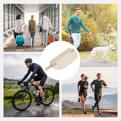 🔥Limited-time offer-Anti-Theft Travel Money Belt with RFID Blocking