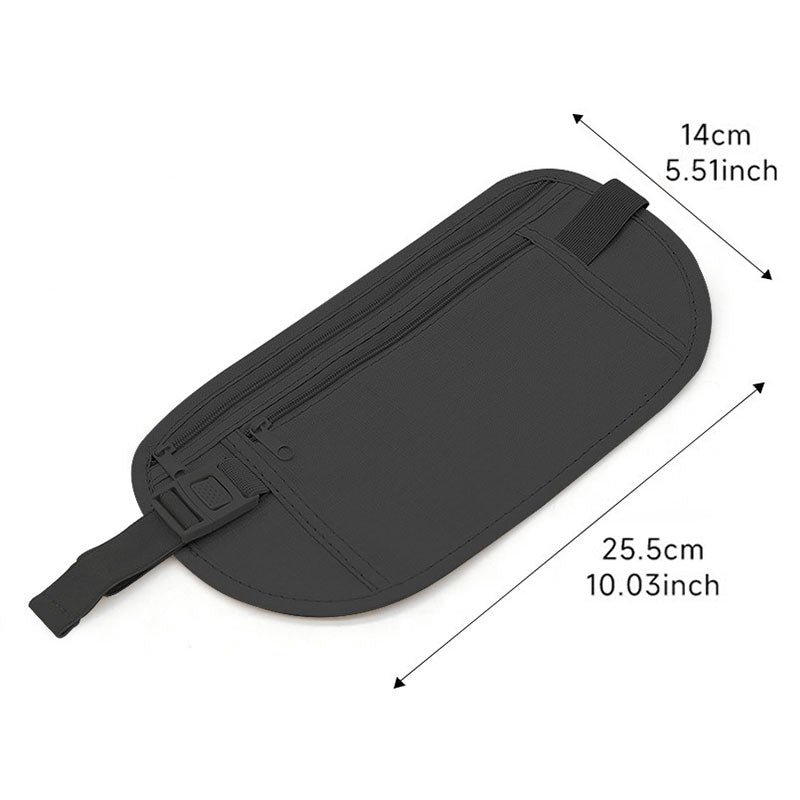 🔥Limited-time offer-Anti-Theft Travel Money Belt with RFID Blocking