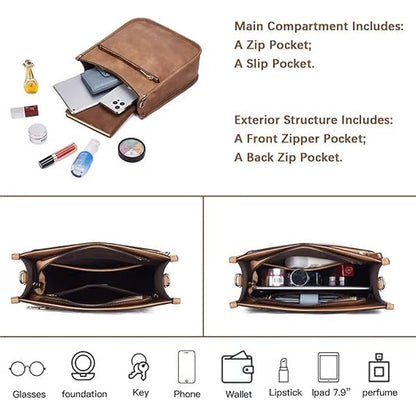 👜Colorful Straps Crossbody Leather Bags