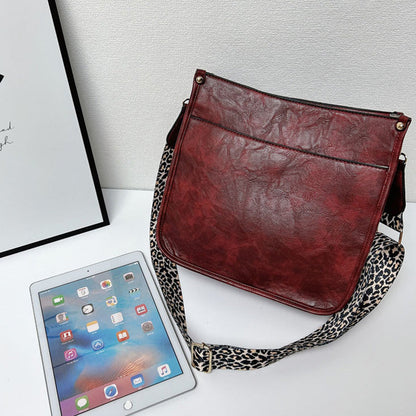 👜Colorful Straps Crossbody Leather Bags