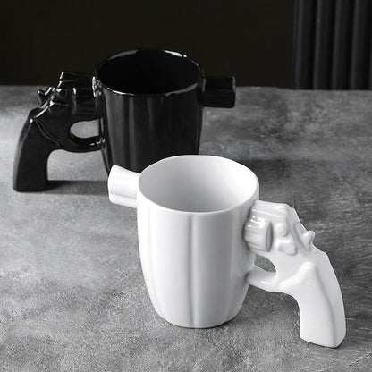 🎁Gift Idea Hot sale 49% OFF🔥Creative Novelty Coffee Mug with Revolver Handle