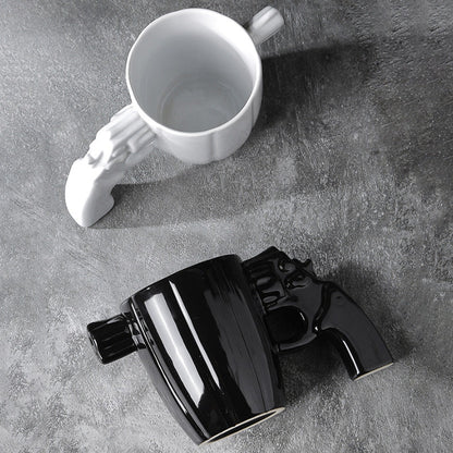 🎁Gift Idea Hot sale 49% OFF🔥Creative Novelty Coffee Mug with Revolver Handle