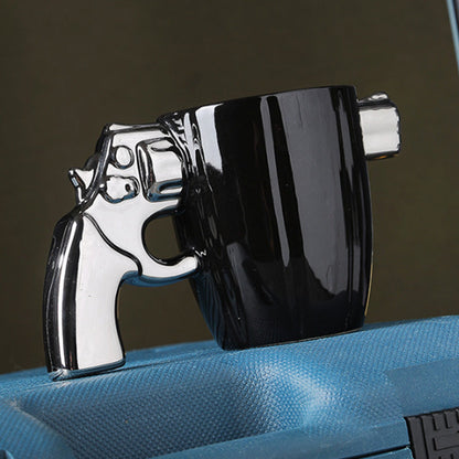 🎁Gift Idea Hot sale 49% OFF🔥Creative Novelty Coffee Mug with Revolver Handle