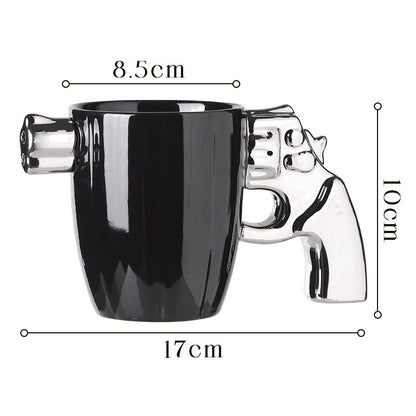 🎁Gift Idea Hot sale 49% OFF🔥Creative Novelty Coffee Mug with Revolver Handle