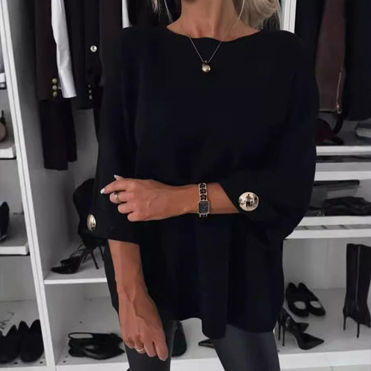 🎀Limited Sale 49% OFF🎀Women's Classic Solid Color Knit Top