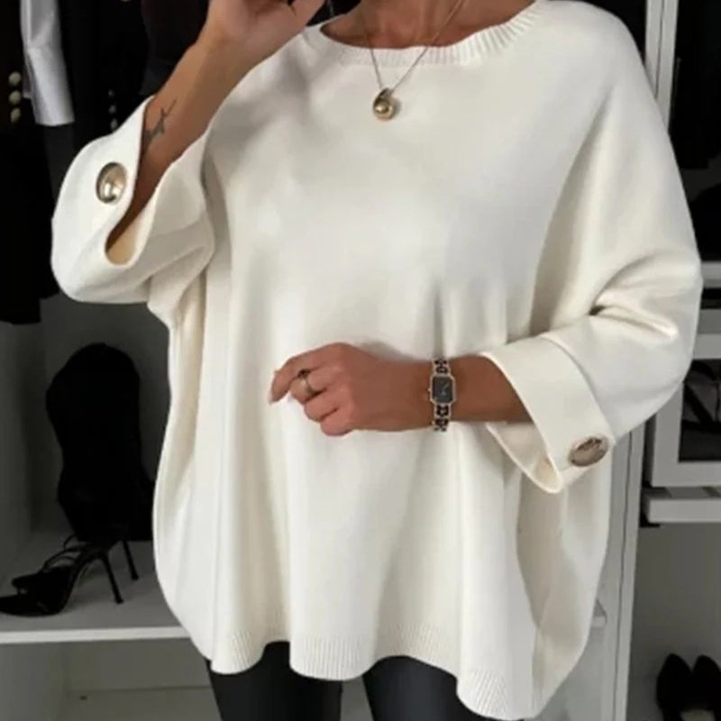 Women's Classic Solid Color Knit Top