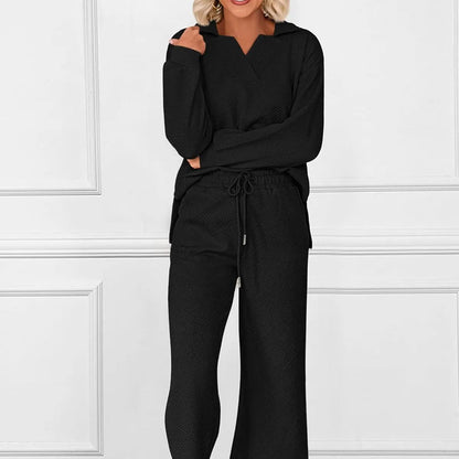 🌸New Arrival 50%OFF💖Women’s 2-Piece V-Neck Lounge Set with Pockets
